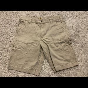 carhartt khaki catgo shorts mens size36 Relax Fit. 
Pre-own